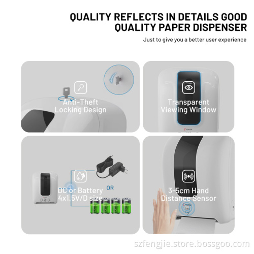 Intelligent Sensor Automatic Hand Paper Dispenser for Public Toilets